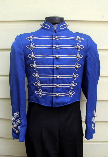 Cabi #3375 In The Band Navy Blue Marching Band Military Jacket Medium